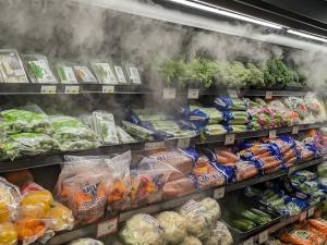 The store includes any cutting-edge technology upgrades, including a state-of-the-art misting system for produce.