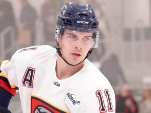 Brendan Kerr, alternate captain for the Nighthawks.