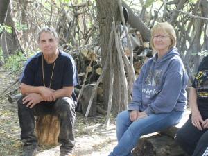 St. Adolphe Friendship Trail volunteers: Gerry Lagasse, Rick Collette, Henriette Collette, and Dianne Delorme.