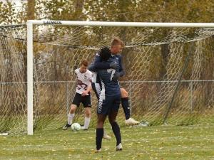 Goal celebration against the ACC Cougars.