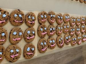 The sale of this year's Smile Cookies at Tim Hortons in Niverville will support fundraising efforts for community mobility vans.