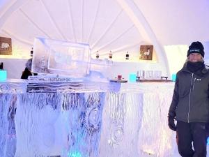 Angie Masse, co-owner of A Maze in Corn, at The Den restaurant.