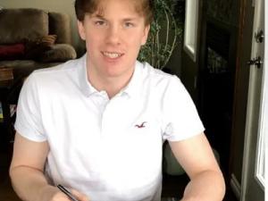 Aidan Ballance, the new acquisition by the Niverville Nighthawks