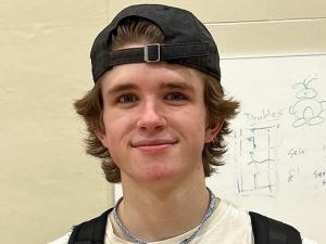 Niverville High School Grade 12 student Ethan Tomlinson organized a charity basketball game to help improve access to sports programming.