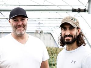Matt Tkachyk and John Fayed of Rogue Botanical in Niverville.