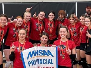 The JV Niverville Panthers, who won this year's Provincials.