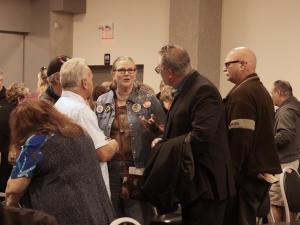 Attendees at the WMR meeting in Niverville on August 8.