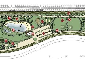 The proposed master plan for Cheyenne Park in Ste. Agathe.