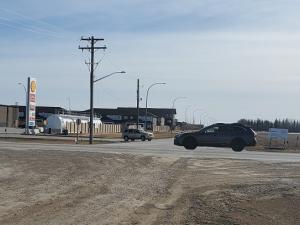 The intersection at the corner of Main Street and Krahn Road in Niverville.