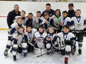 The Atom A Clippers win gold at Niverville tournament.