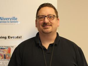 Damien Gagne, Niverville Service to Seniors coordinator.