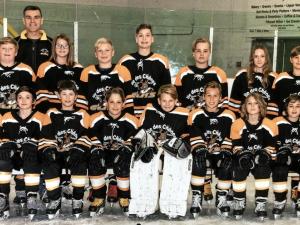 The IDC Elks Peewee B team.