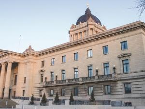 The Manitoba legislature.