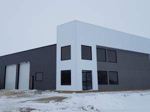 Performance Insulation’s new building in Niverville’s business park.