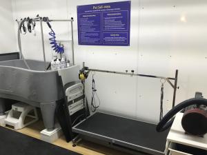 The new self-wash station at RuffMutts in Niverville.