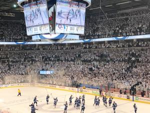 The whiteout begins tonight at Bell MTS Centre in Winnipeg.