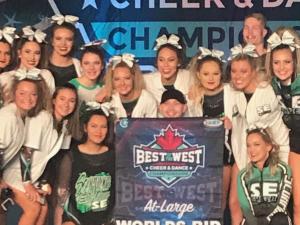 The Scorpions Elite Cheer gym.