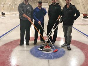 The 2019 champions Matt Tkatchyk, Dustin Krahn, Kris Dueck, and Patrick Friesen