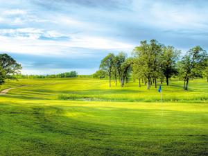 The second green at Maplewood Golf Club.