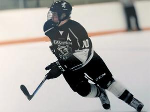 Matt Egan on the ice