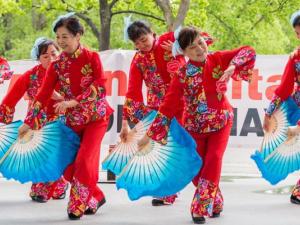 Performers at last year's Asian Canadian Festival in Winnipeg