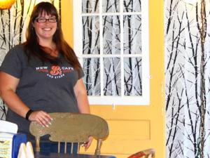 Elle Funk, owner of New B’s Café in New Bothwell.