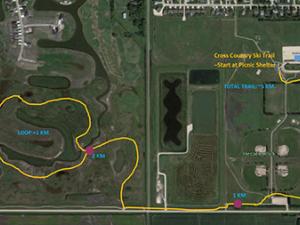 Niverville's cross-country ski trails.