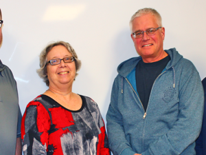 The Business Enhancement Committee: Eric King, Dawn Harris, Mel Buhler, and Chris Wiebe