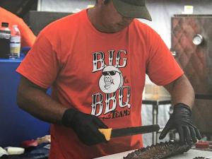 Darren Sakwi knows his way around a barbecue