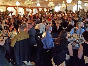 Guests mingle at the Black & Gold Gala