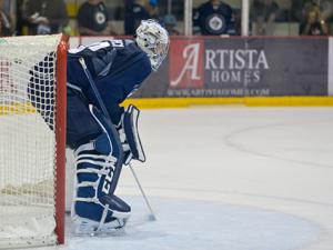 Connor Hellebuyck got the majority of starts this season