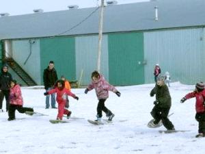 The annual Family Snow Day in Niverville