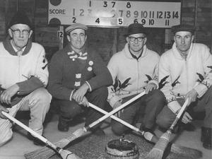 John N. Kehler, Jack Stott, Harold Giesbrecht, and Ed P. Friesen