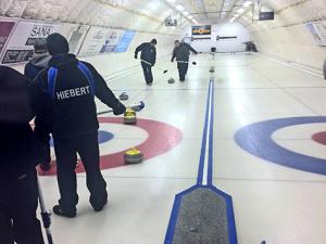 Niverville Curling Club playoff action in Otterburne