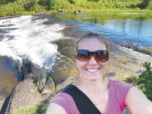 At Sturgeon Falls in September