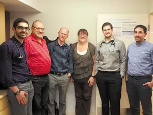 Doctors and students at the Niverville Medical Clinic