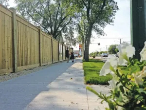 New sidewalks in use