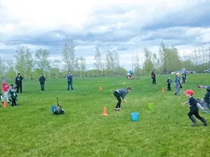 The Rally Caps in action