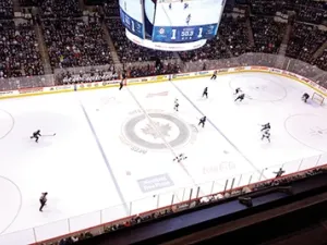 On-the-ice action at the MTS Centre