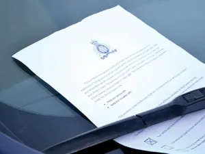 Notices like these were left on many parked cars in Niverville