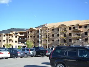 Ongoing construction on the Heritage Centre's new life lease units