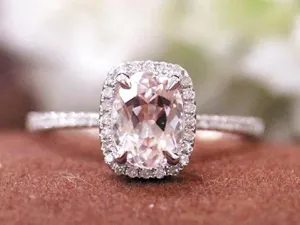 A morganite ring