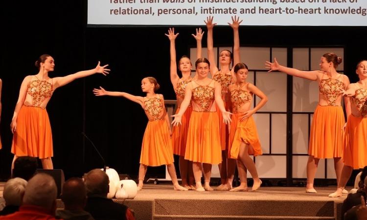 Dancers from Prairie Soul Dance Studio perform at a Truth and Reconciliation event in Niverville.