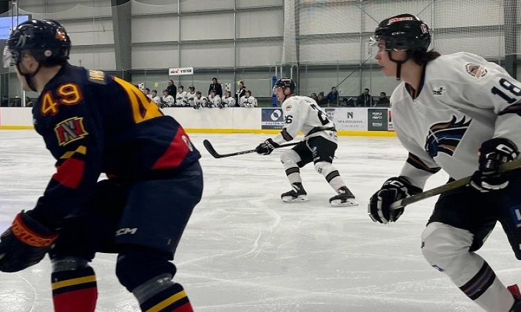 The Niverville Nighthawks escaped the Swan Valley Stampeders with a dramatic 4–3 victory at home at the CRRC on Saturday night.