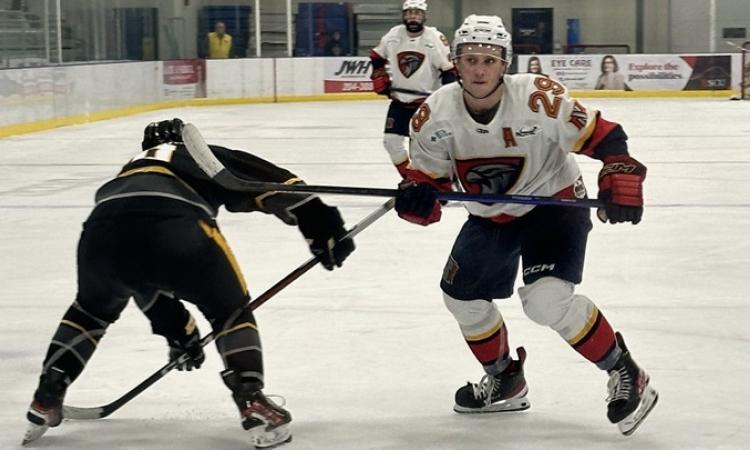  For the second straight game, the Neepawa Titans have gotten the best of the Niverville Nighthawks. 