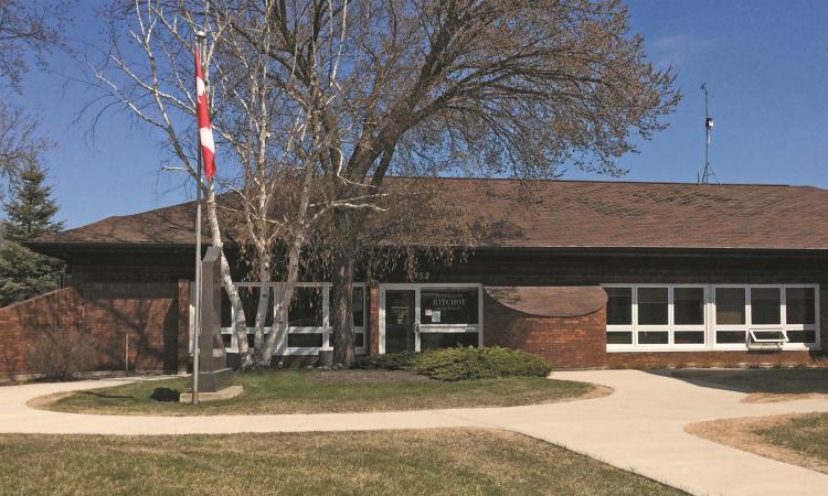 The RM of Ritchot's municipal office in St. Adolphe.