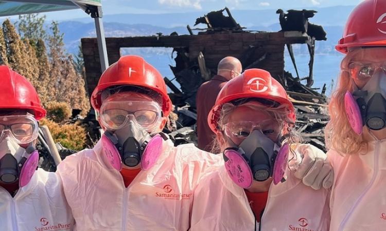 Debbie Fewster and Lisa Letkeman of Niverville are among the many volunteers who have travelled to B.C. to assist with wildfire recovery.
