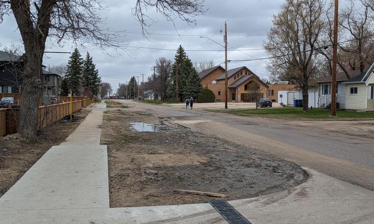 Fourth Avenue South in Niverville is one of many streets to undergo repair work this summer.