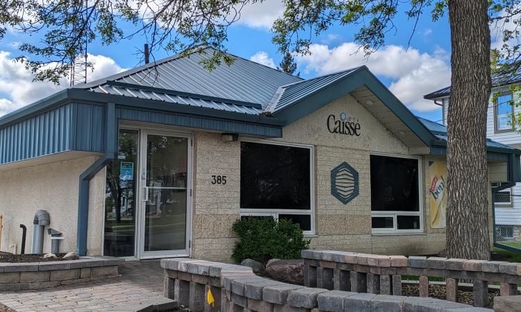 A Caisse Populaire branch in St. Adolphe.