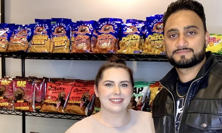 Ashley and Akash Singh at Dope Treats in Niverville.